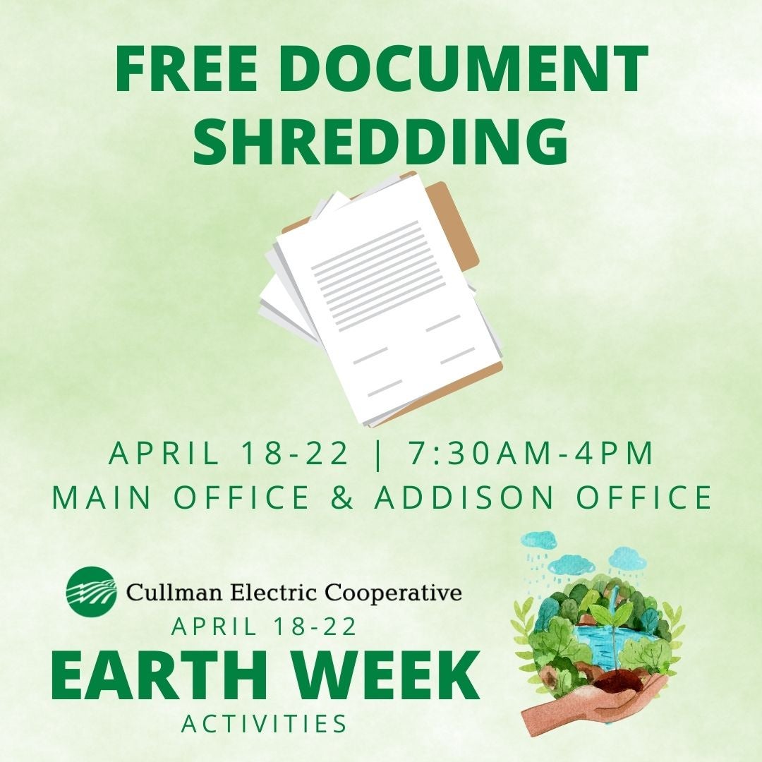 Earth Week Document Shredding
